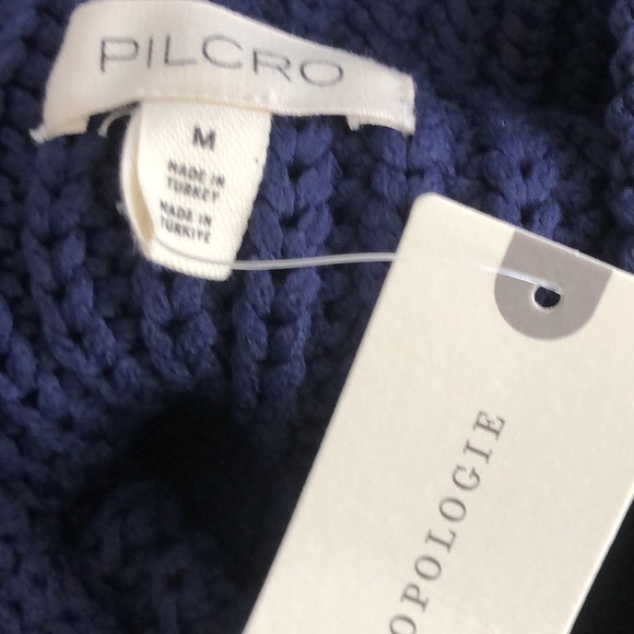 Anthro PILCRO OVERSIZED FOIL SWEATER VEST M - Picture 6 of 12